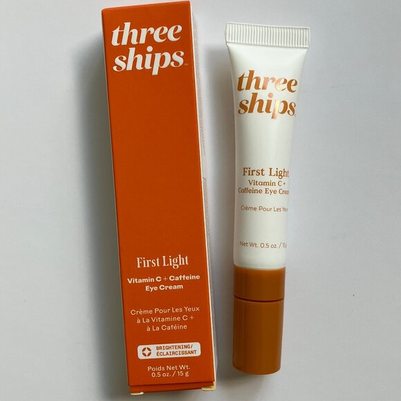 Three Ships First Light Vitamin C + Caffeine Eye Cream / 15g / BNIB - Picture 2 of 2